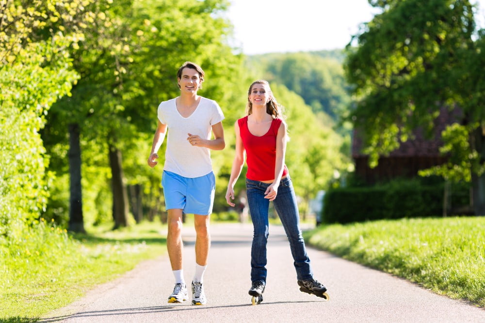 Par der dyrker sport sammen