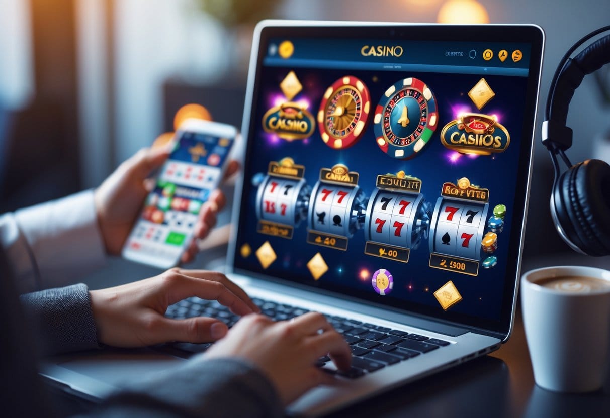 Par der begge bruger online casino