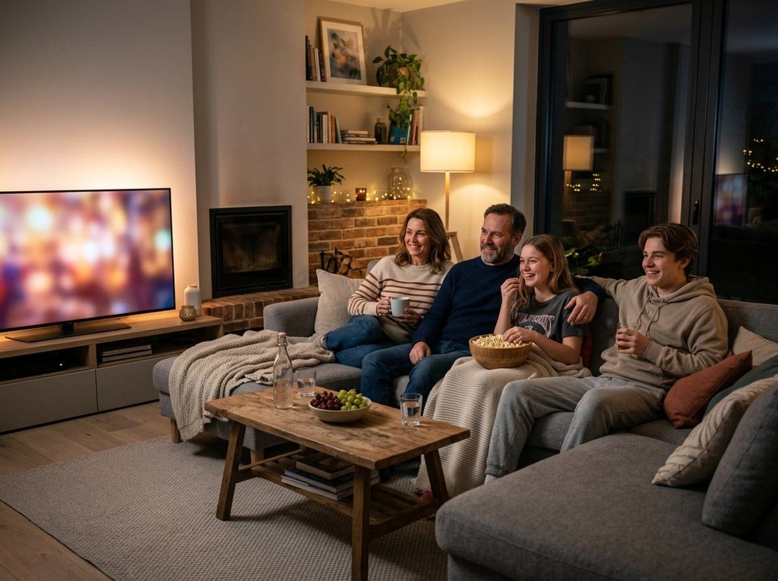 Når børnene er blevet større kan filmaftenen samle hele familien